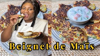 Comment faire des Beignets de maïs simple et rapide/ How to make easy and simple corn fritters