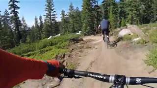 Kingsbury Stinger Trail - Upper Part - New MTB / Mountain Bike Trail in Lake Tahoe