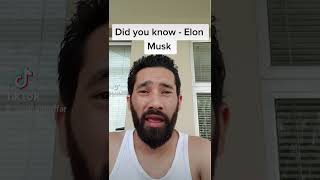 Daily Facts - Origins of Elon Musk - Tesla#shorts