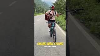 Singing while cycling #bhandariG #mtbvlog