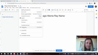 Voice Typing in Google Docs