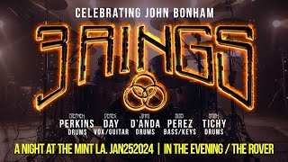 3 Rings Live at The Mint LA   A tribute to #johnbonham  with Stephen Perkins, Derek Day & Blaz Perez