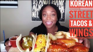 Korean Street Tacos and Zaxby's Wings Mukbang