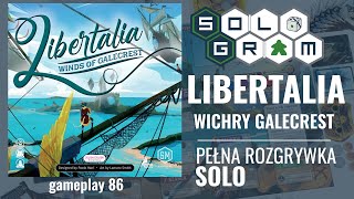 Libertalia: Wichry Galecrest | pełna rozgrywka solo | zasady gry | gameplay 86