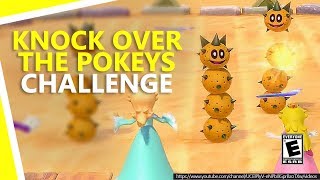 Super Mario Party Knock Over The Pokeys Challenge