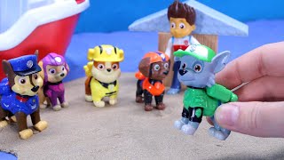 PAW Patrol Rocky RESCUES the PUPS on the Island! Best Learning Videos for Kids