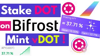 Stake DOT on Bifrost to Mint vDOT and Earn Raindrops to Receive Airdrop Rewards ! ✨