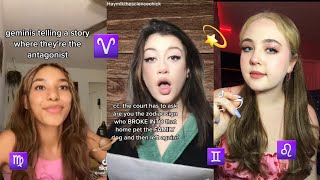 Relatable Zodiac Signs 💫-Jasmine Tiktok Compilations