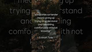 𝚜𝚞𝚛𝚛𝚎𝚗𝚍𝚎𝚛 𝚖𝚎𝚊𝚗𝚜...#surrender #letgo #healingjourney #shadowwork #mindfulness #alchemy