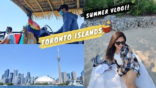 TORONTO ISLANDS VLOG 🏝️| Best Places To Visit On The Island | Water Taxi | SUMMER 2021 in #Toronto