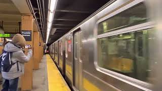 R62 2 train departs Franklin Ave Medgar Evers College