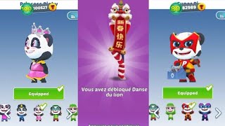 Subway Princess Runner New Character Lion Dance  Vs Panda Panda Runner Game Super Pi Vs Pinky