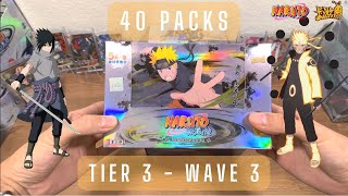 Opening 40 PACKS Of Tier 3 Wave 3! || Naruto Kayou Cards