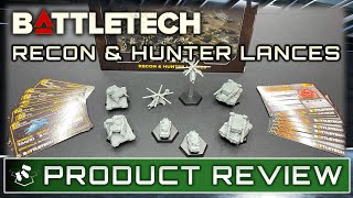 BattleTech Recon & Hunter Vehicle Lance Review | Mercenaries Kickstarter | Product Review & Unboxing