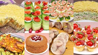 ПРАЗДНИЧНЫЙ СТОЛ из 8 блюд!Просто,недорого,но СО ВКУСОМ!Меню на любой праздник🎉