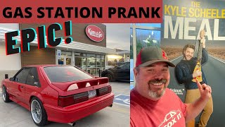 BEST PRANK EVER!  THIS GAS STATION COMPANY WILL NEVER BE THE SAME!