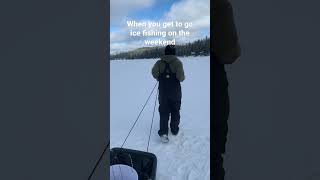 Weekend dance #fishing #icefishing #bassfishing