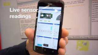 RTX Internet of Things smartphone sensor demo with Cortex-M3 EFM32 and Atheros AR4100