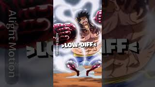 Luffy vs random anime characters all forms part 2 #onepiece