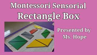 Rectangle Box | Montessori Sensorial