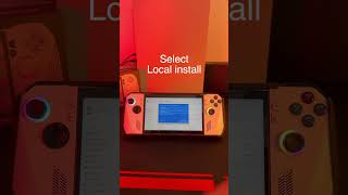 How to factory reset your ROG Ally in less than a minute #asusrogally #rogally