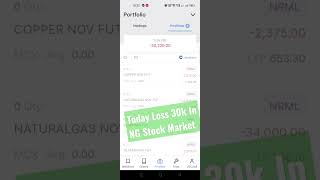 Today Loss 30K In NG | Stock Market Dark Side Must Remember