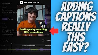 Master the Art: Captions Made Easy with Riverside