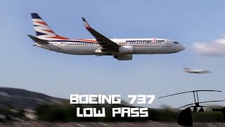 Boeing 737 low pass at Budaörs Airshow 2021