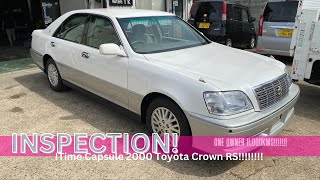 I inspected a time capsule Toyota Crown Royal Saloon