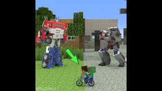 Will Baby Zombie and Baby Herobrine choose Optimus Prime or Megatron? 🤔