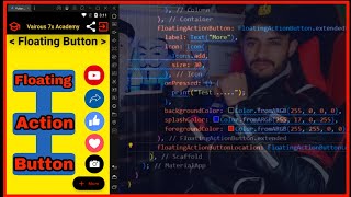 عمل زرار عائم داخل الشاشه😉📱 Floating Action Button & Extended Button Explain