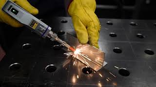 Max Photonics Laser Welding System - T Fillet Weld Demo 1