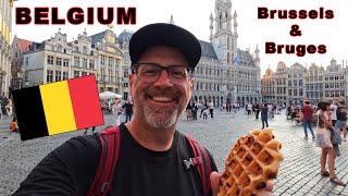 Backpacking Across Europe 2023 - Part 8 - Brussels & Bruges Belgium