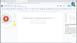 Panduan Lengkap: Cara Mengaktifkan Voice Typing di Google Docs