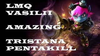 LMQ Vasilii Amazing Tristana Pentakill - LMQ vs TSM - NA LCS Summer Split 2014