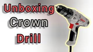 ASMR Unboxing Crown Drill