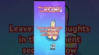 Was the Mega Box event that good? #trending #supercell #gaming #brawlstars #youtubeshorts #youtube