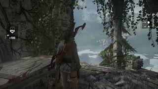 How to  light spire from Ruins Encampment Basecamp and arrive at enemy's camp, Rise of Tomb Raider