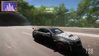 Driving with exhaust Cadillac CTS-V - Forza Horizon 5 | Gameplay