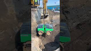 Vibratory Compactor Compacting the Backfill in an 10K UST Removal