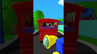 Wheels On The Bus #shorts #babybox #nurseryrhymes #cartoonvideos #kidssong #kindergarten