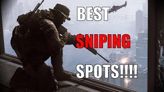 Battlefield 4 | Top three sniper spots!!!