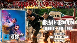 Unboxing - BAD BOYS - RIDE OR DIE - 4K Steelbook