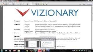 Vizionary Business Overview - June 17, 2015