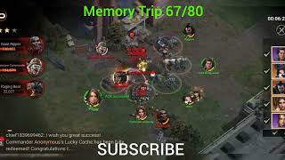 Memory Trip 67/80 doomsday last survivors 1 to 80 coming in chanel and Z-Virus Advance all mode