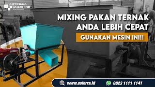 Mixing Pakan Ternak Lebih Cepat dengan Mesin Mixer Pencampur Bahan | Whatsapp: +62 823-1111-1141