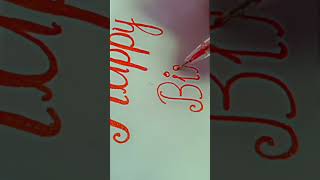 Calligraphy style writing subscribers request name "Supriya"#shortsfeed #calligraphy #trending#viral