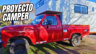 🚚 MONTAMOS un CAMPER sobre una FORD F100 y COMENZAMOS a CAMPERIZARLO 🛠️- PROYECTO CAMPER