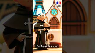 Frère Jacques 🇫🇷 | Comptines du monde 🌎 Pt.1 #shorts #comptines #frenchnurseryrhymes #kidsvideo