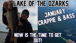 January Crappie & Bass Fishing | Lake of the Ozarks